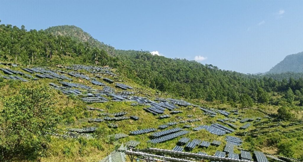 Solid Solar Commissioning 5 MWp Solar PV Plant in Uttarakhand