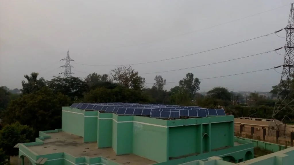 Rooftop Project Of Chinhat UPNEDA Training Centre