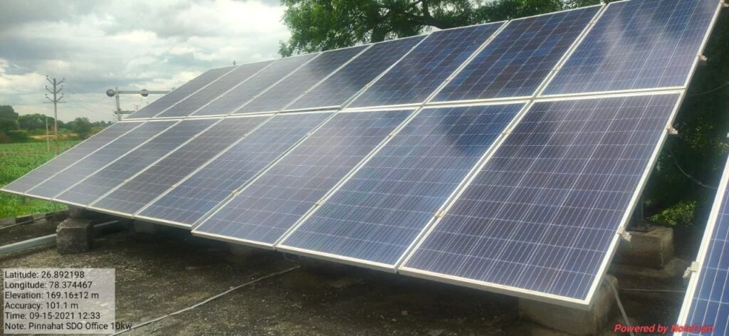 Solar Panel At Pinnahat