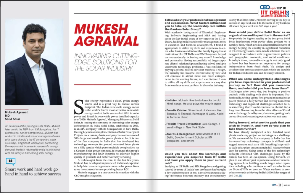 Article on IIT Delhi