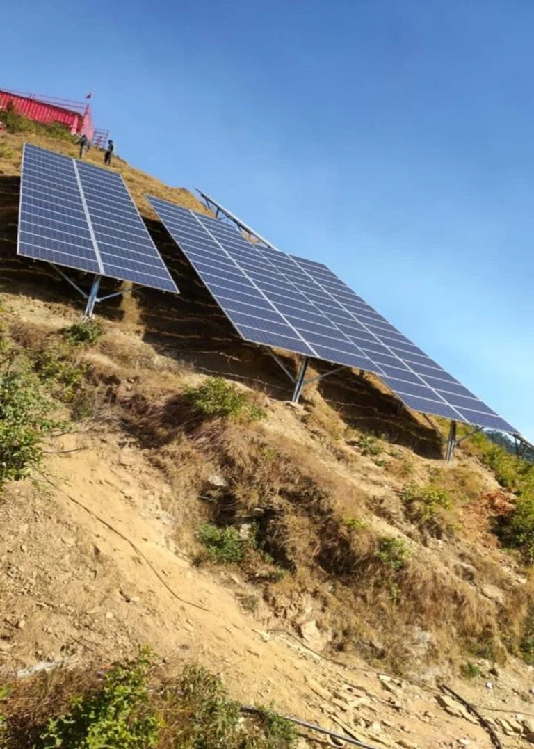 Uregi site solar panel pic